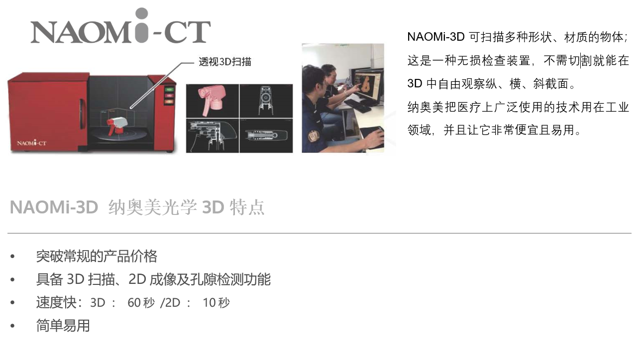 桌面型X射線三維掃描CT-3D-M日本進(jìn)口